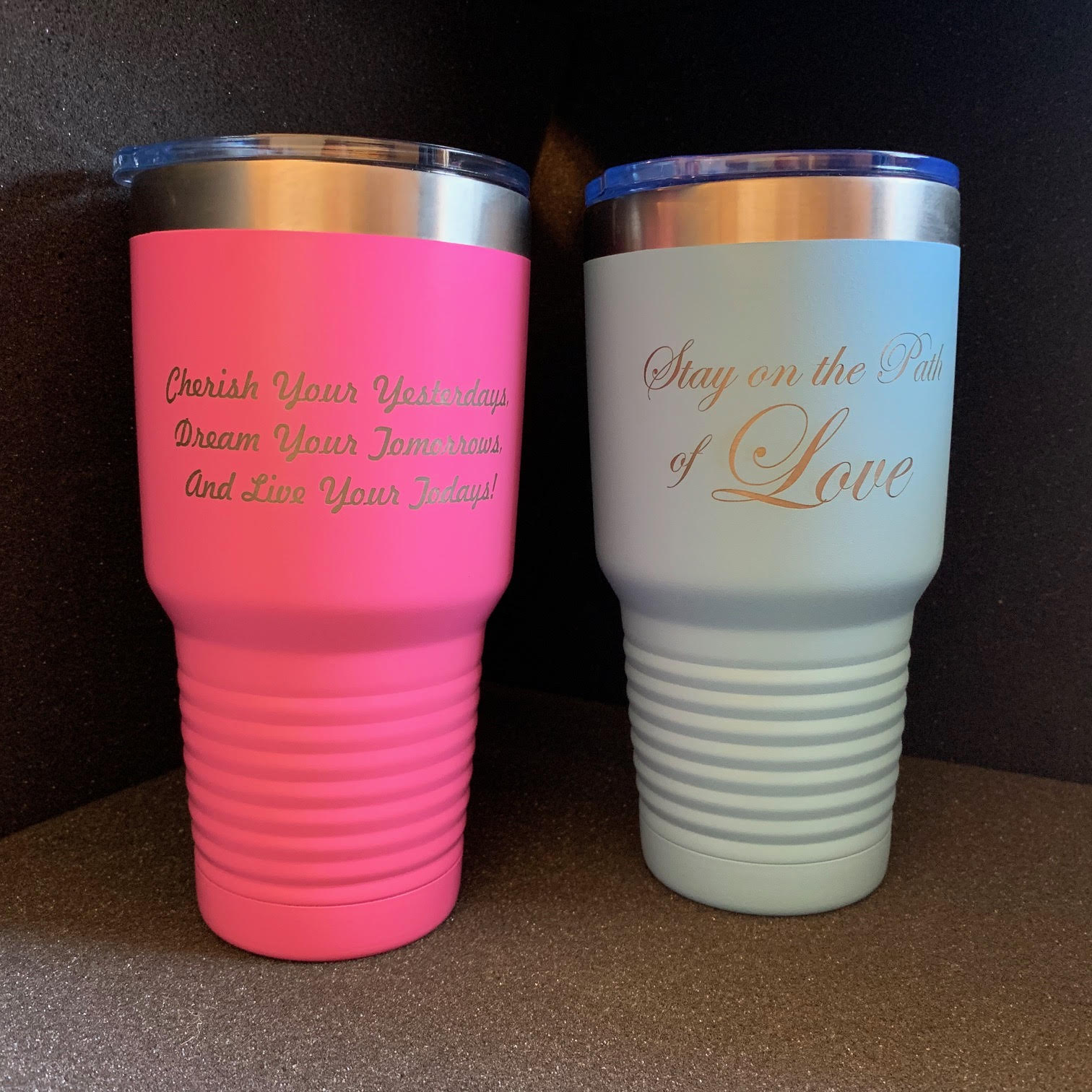 30oz Insulated Tumbler with Message